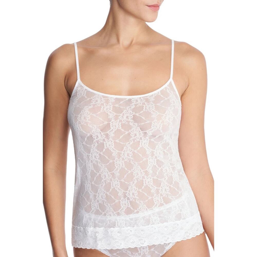 NATORI NWT Bliss Allure Lacy Cami in White Size M